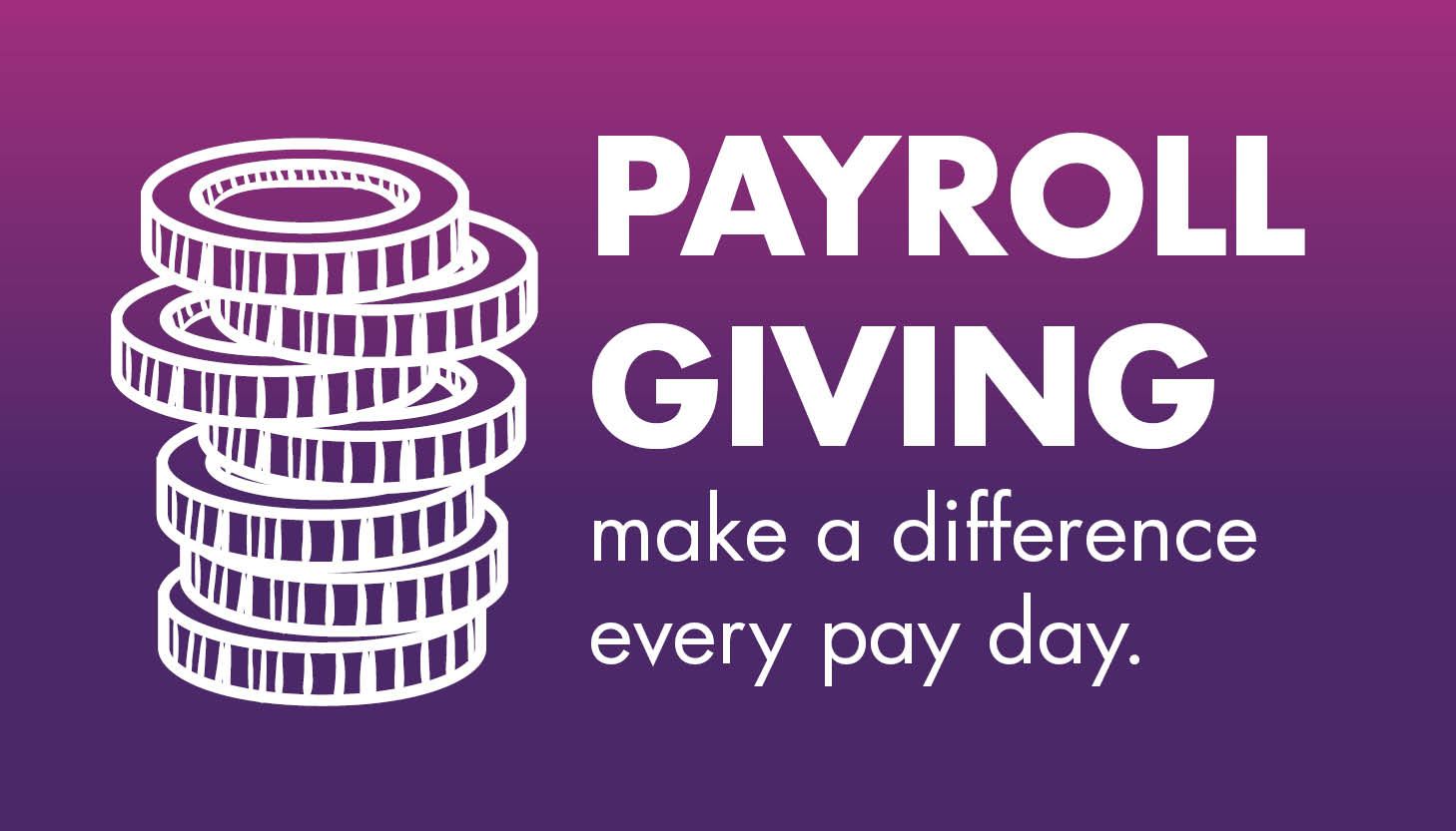 Image depicts payroll giving